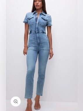 Good American Fit for Success Denim Jumpsuit